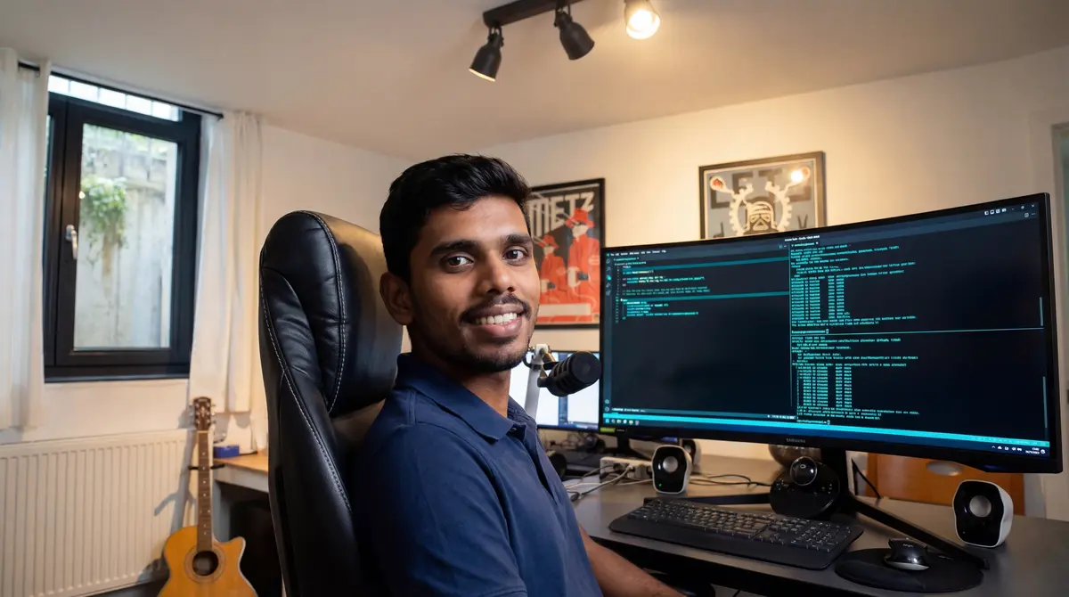 Kamindu, développeur full-stack chez Perel Web Studio