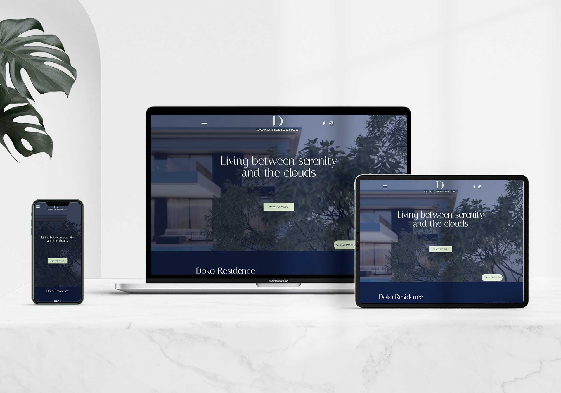 Doko Residence : Vitrine One-Page Immobilier de Luxe Livrée en 3 Semaines