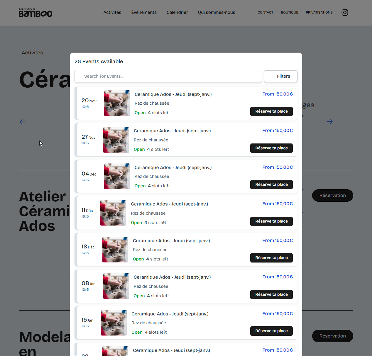 Espace Bamboo ASBL - Screenshot 4