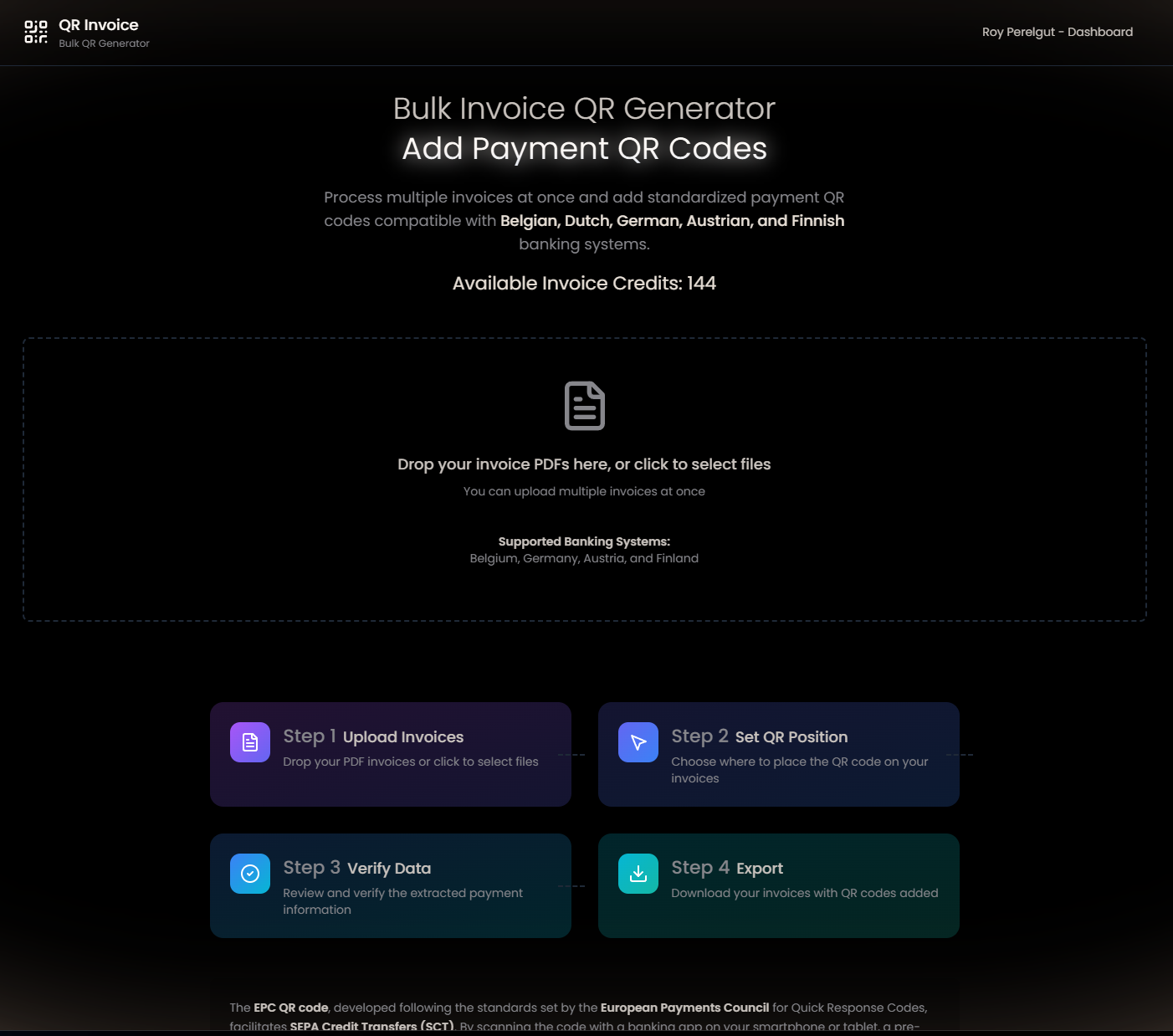 Invoice-QR.com (Produit Perel Web Studio) - Screenshot 3